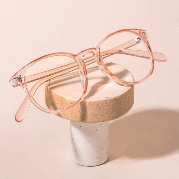 Ezra Pink Computer Blue Light Glasses - Picture 1 of 14